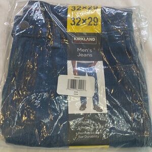 Kirkland Signature Men's Dark Blue Straight Jeans